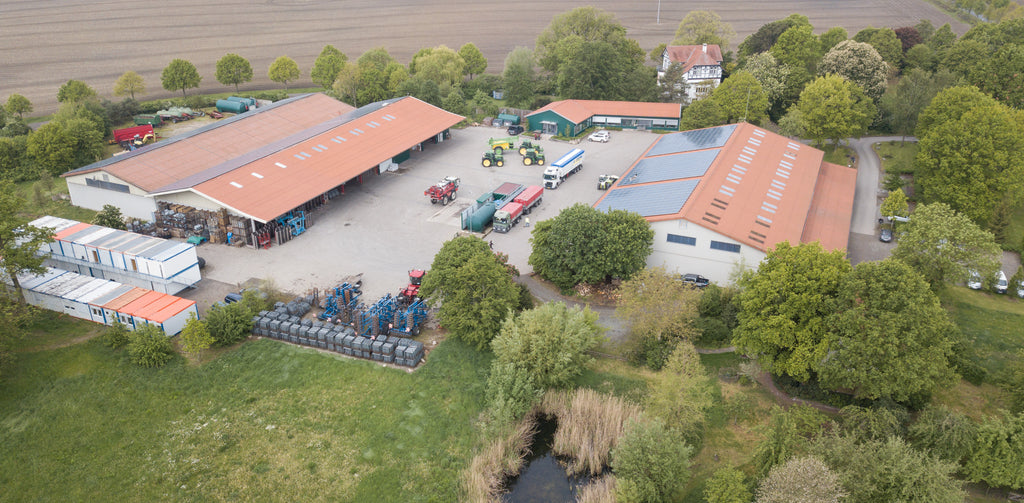 Der Eickenhof von oben